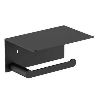 Portarrollos Inox Negro Verona 